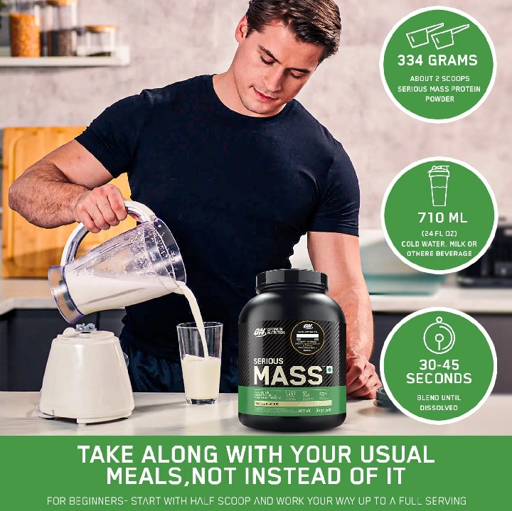 1kg Energy Milk Powder | High-Calorie Strength & Recovery Shake