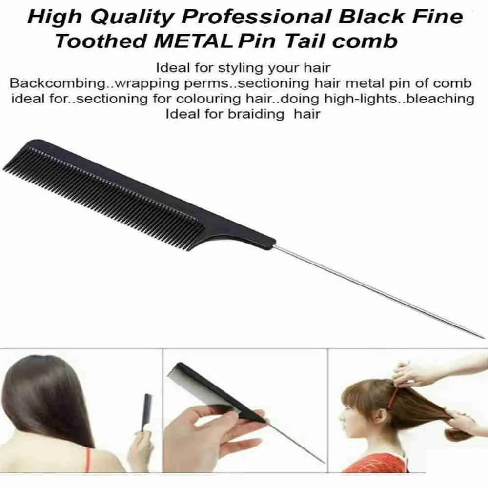 High-Quality Professional Styling Tail Comb for Hair Styling and Stylist Hairdressing