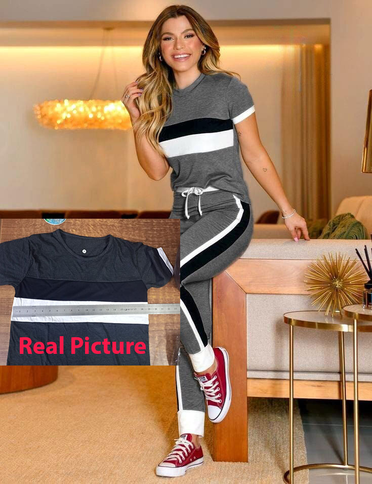 Panel Tracksuit Ladies Sport Suit / Yoga & Workout & Excercise Dress / Fitness & Gym Suit / Jogging Dress