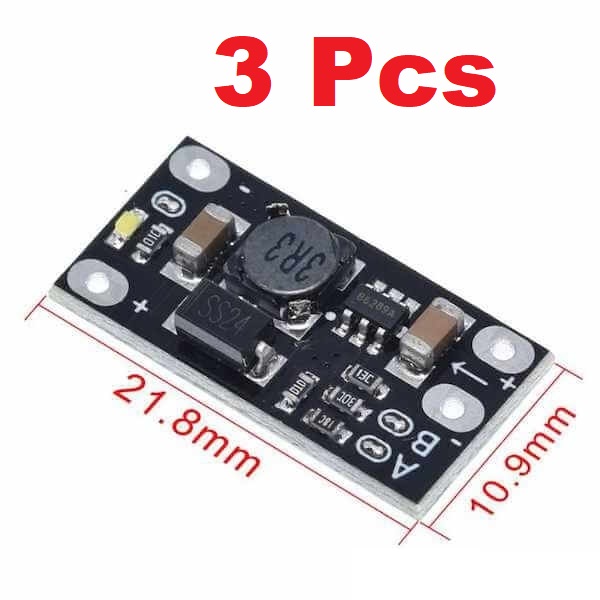 1/2/3/4/5 PCS Mini DC-DC Boost Step Up Converter Board Module 3.7V to ...