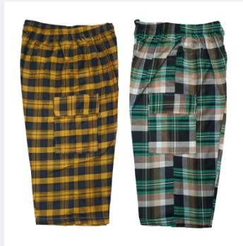 Summer Cotton Quarter Shorts For Men With Two Side Pockets Only - Multicolor - Cotton Shorts For Summer Wear