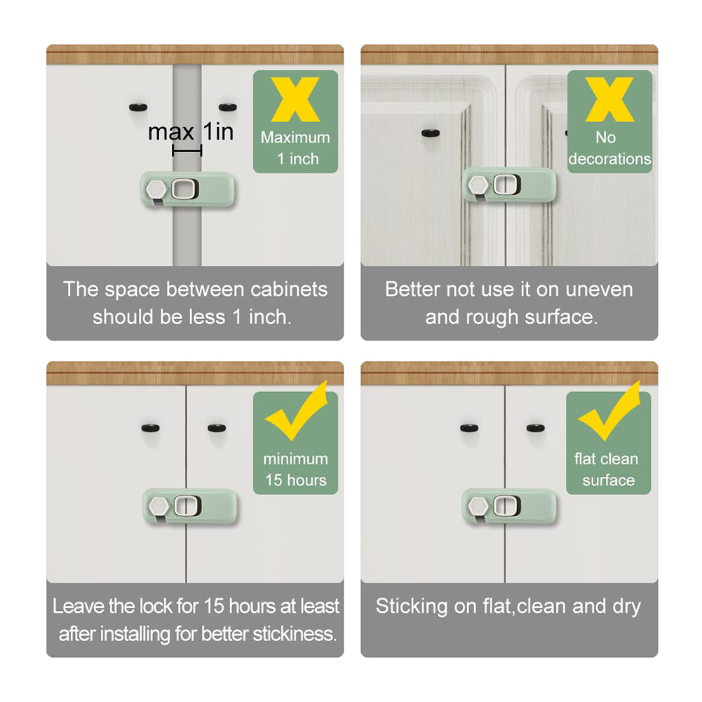 Child Safety Lock Baby Safety Cabinet Lock (1 Pieces)