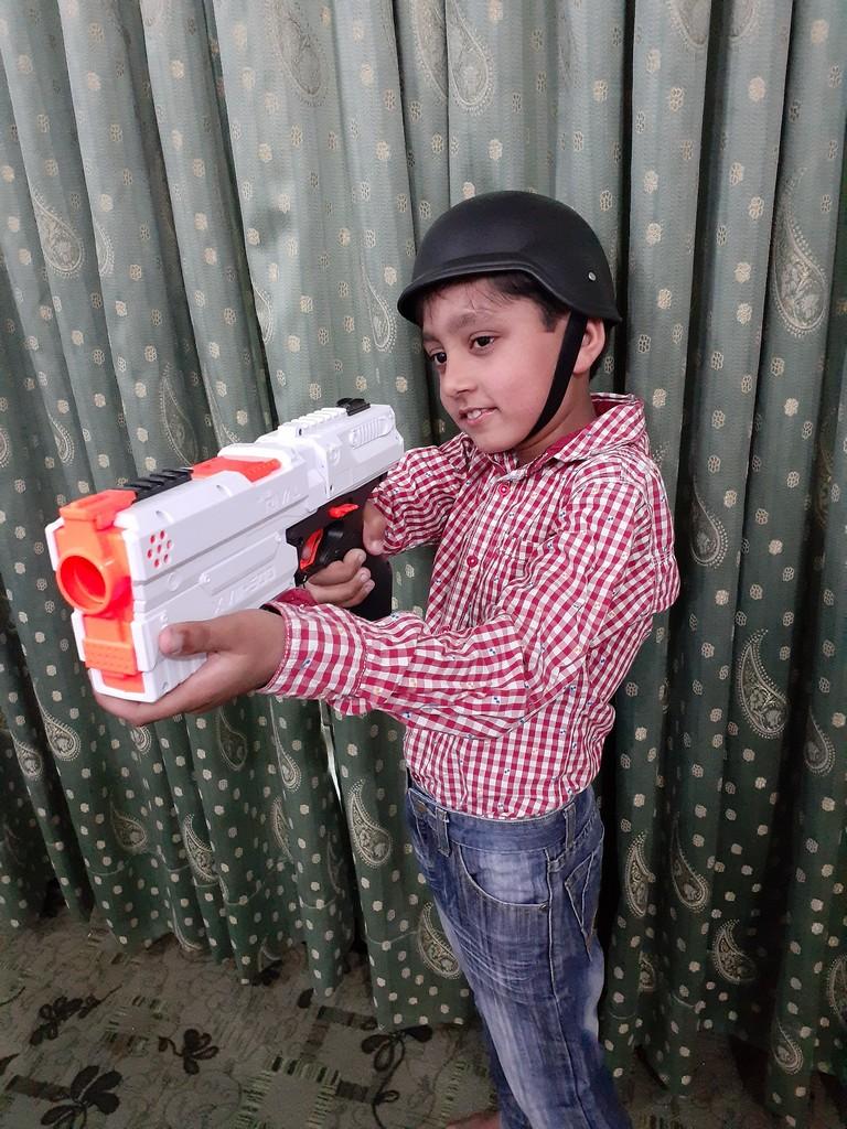 NERF SWAT Outdoor Activity Protective Helmet Toy Black