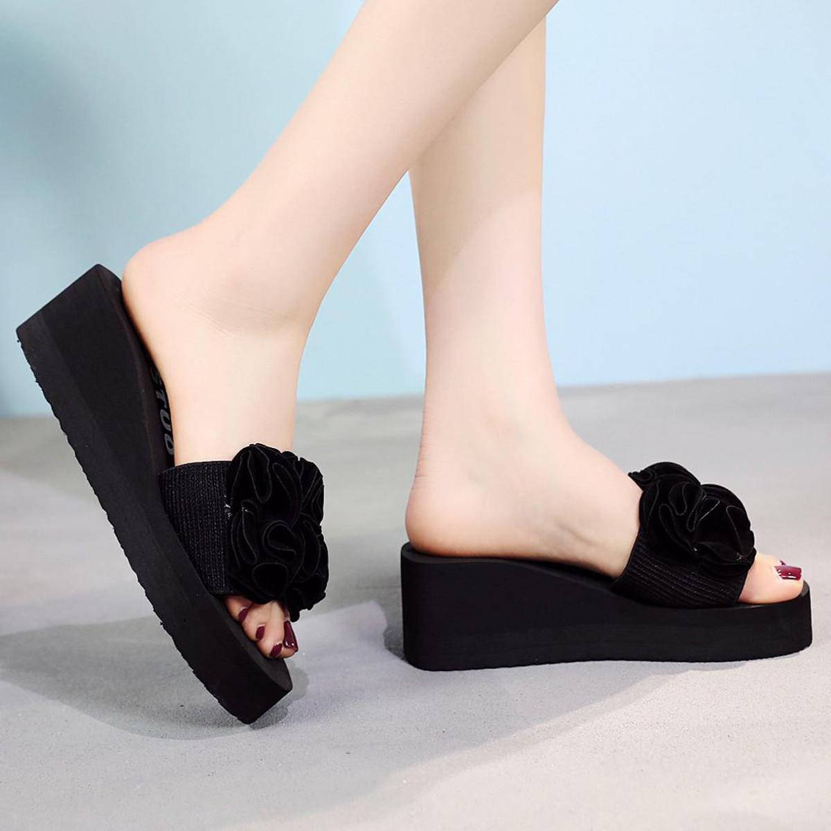 OIMG Women'S Summer Fashion Casual Clip Toe Flip Flops Non-Slip