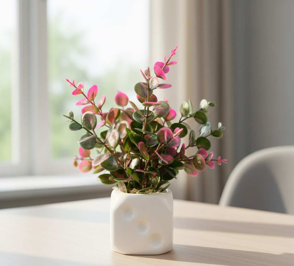 Mini Artificial Plants, Plastic Flower for Decoration, Home Office Decoration