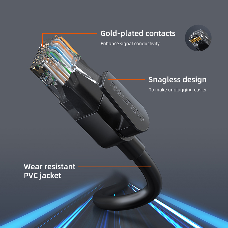 CABLETIME CAT6 RJ45 Gigabit LAN Ethernet Network UTP Cable High Speed Internet Cable 1m To 40m