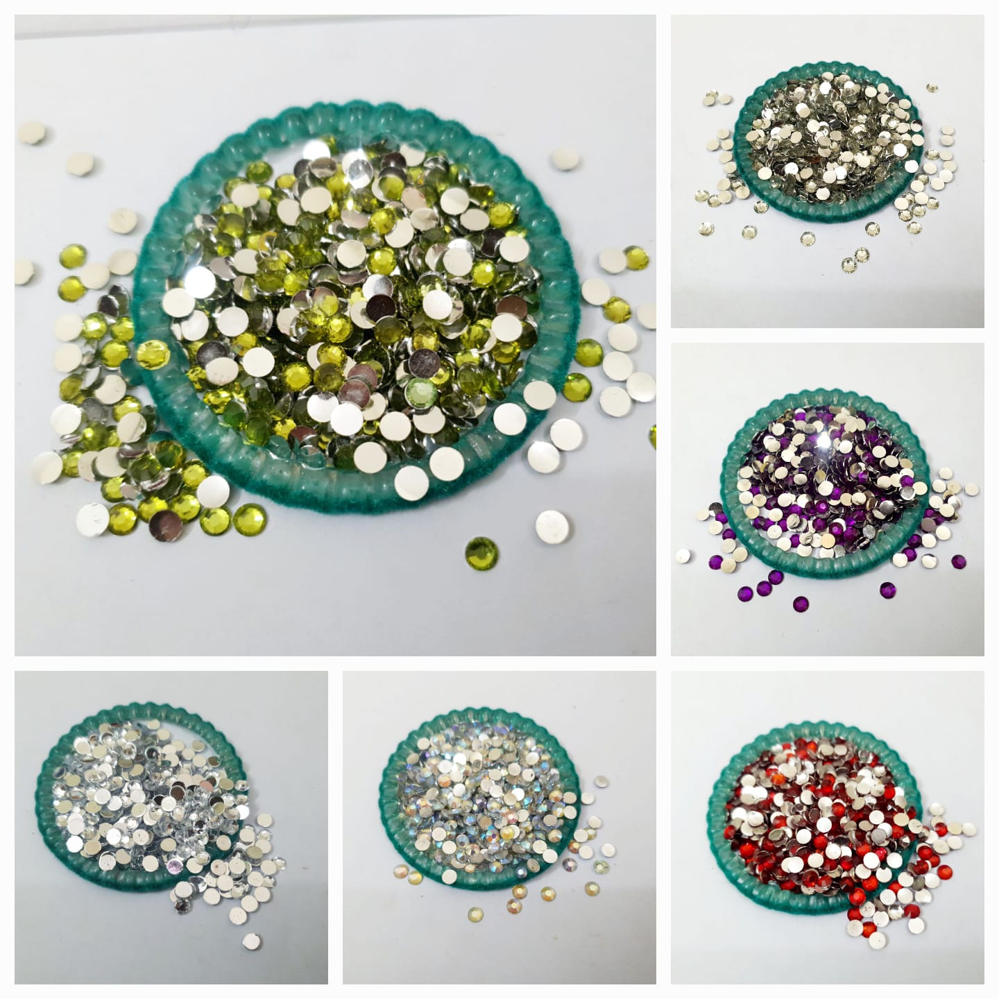 200 Pcs Resin Back Non Hotfix Rhinestone For Clothes Decoration Crafts ...