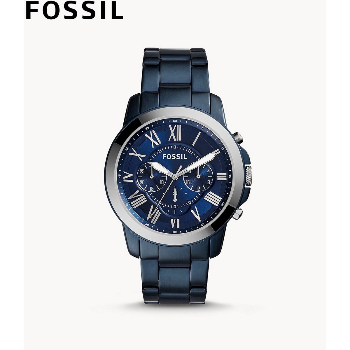 Fossil blue watch worth best sale