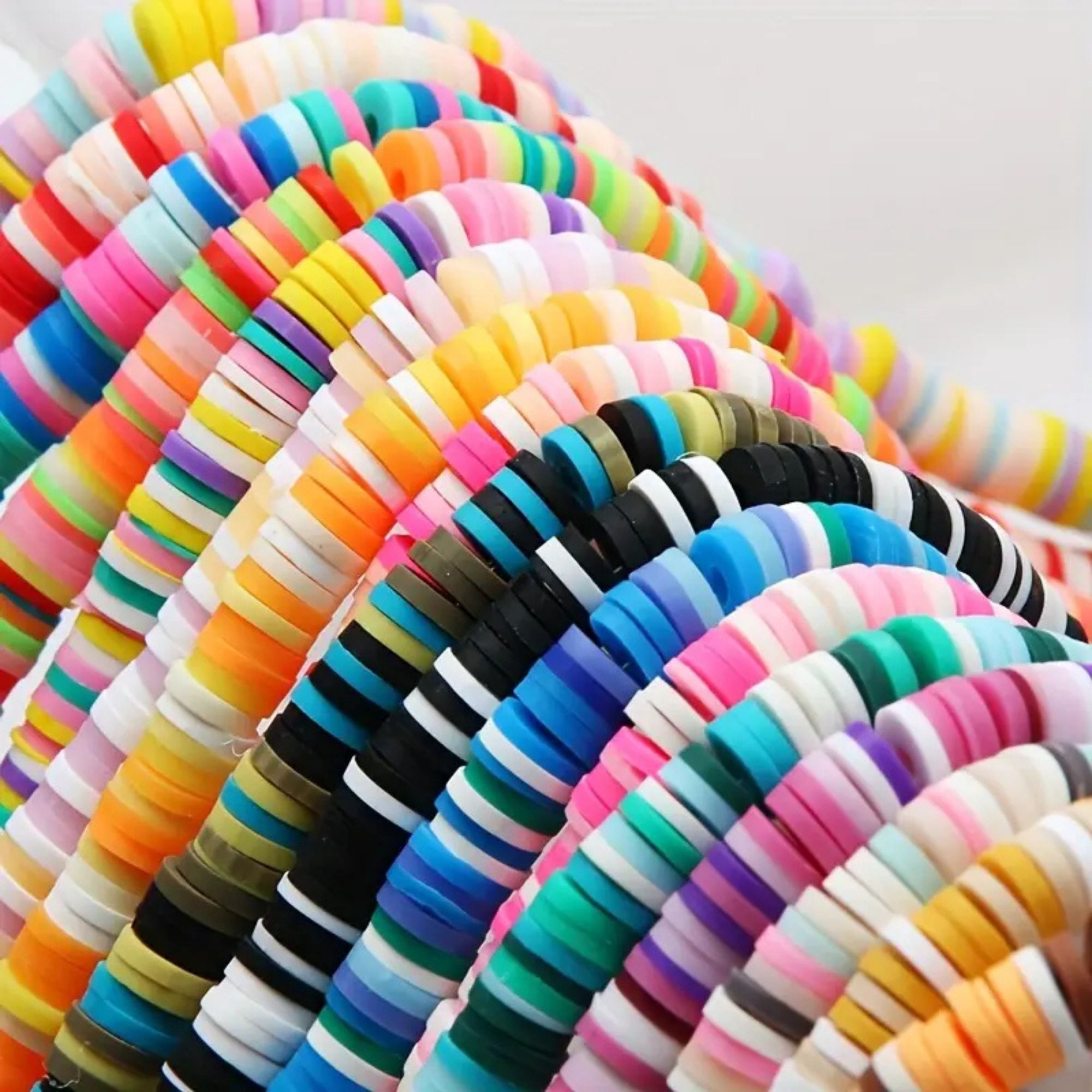 250/500/1000/5000/ Pcs Jewelry Making Clay Rings Material Bracelet Rings Multicolor Multicolor Mix Clay Rings For Bracelet Making Buy Rings For Bracelet Beads Material Jewelry Making by SAMS COLLECTION