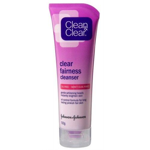 clear fairness face wash