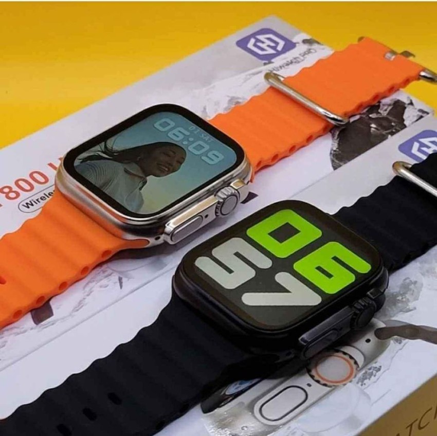 T800 Ultra Smart Watch Series 8 1.99" Bluetooth Call Smartwatch Heart Rate Sleep Monitoring IP67 Waterproof