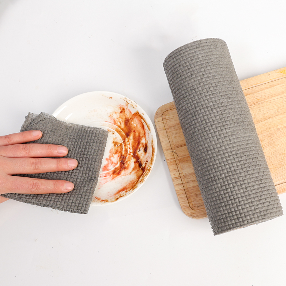 Disposable Non-Woven Dish Cloth Absorbent Paper Towel Kitchen Cleaning Supplies Rag Creative Lazy Rag Disposable Cleaning Cloth