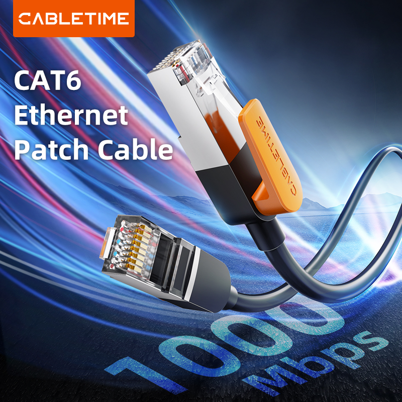 CABLETIME FTP Shielded Cat6 Ethernet Patch Cables