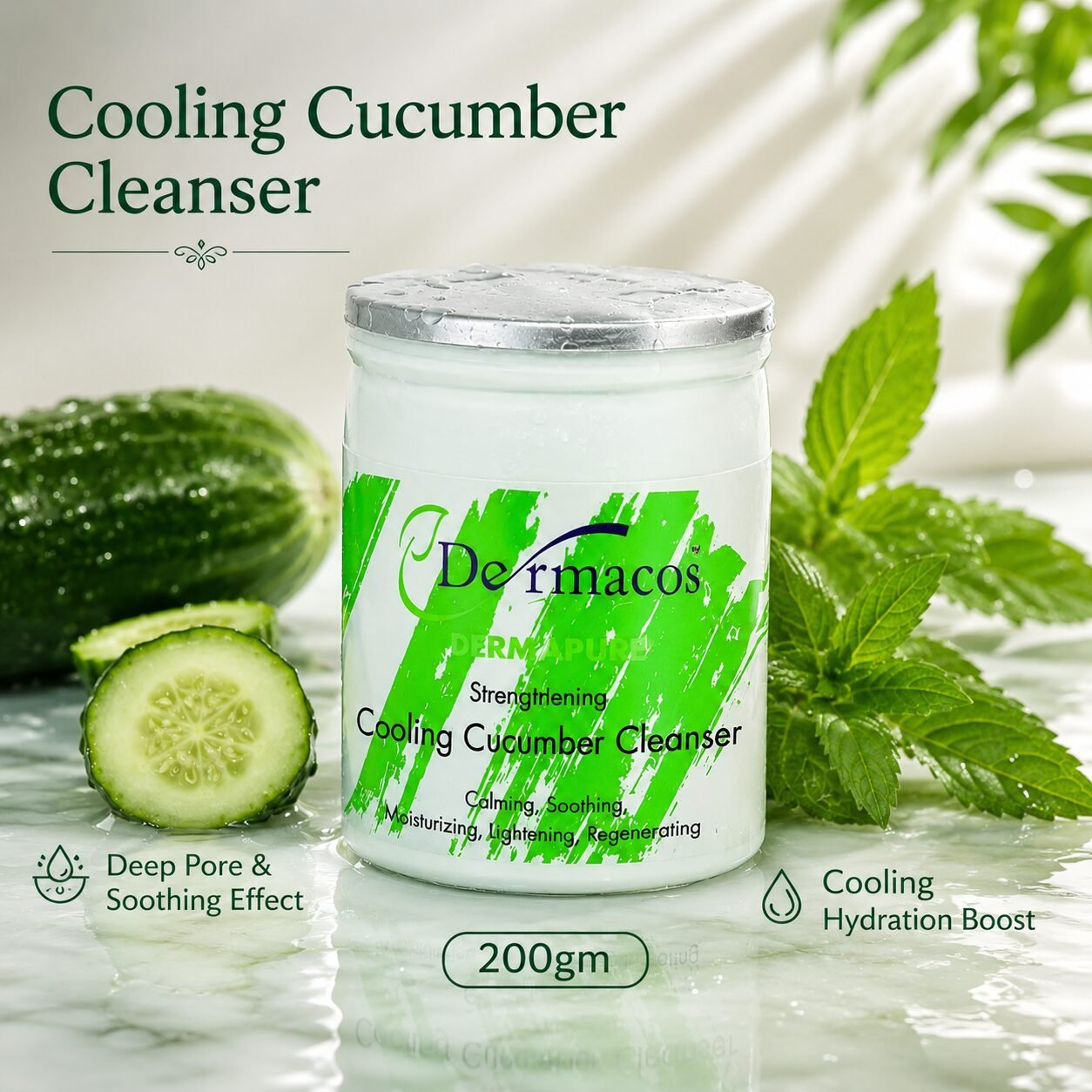 Cooling Cucumber Cleanser (200gm) | Facial Cleansing Care