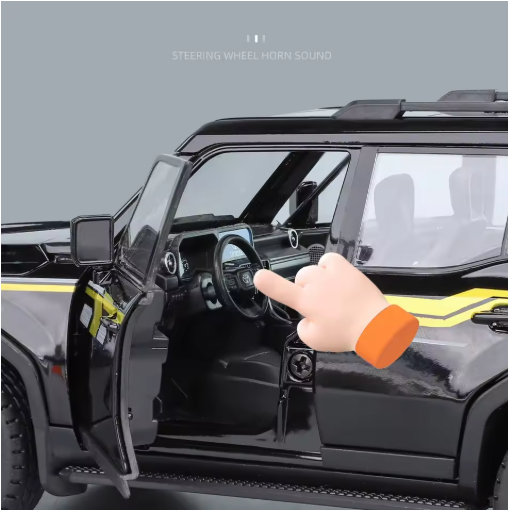1:24 Toyota Land Cruiser Prado LC250 Premium Diecast Model Car – Alloy SUV with Acrylic Display Box, Openable Doors, Rubber Tires, Collector’s Edition alternate view