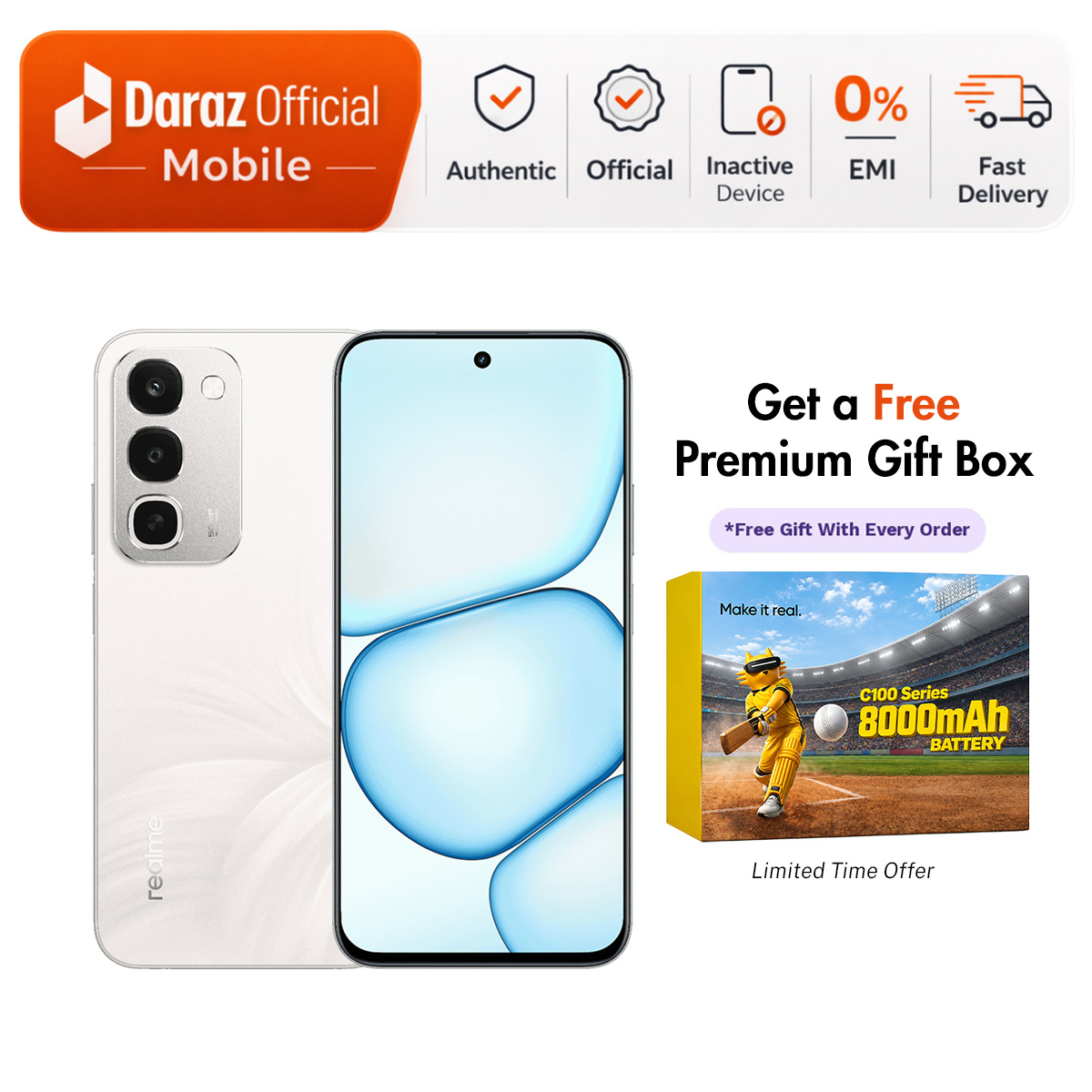 realme C100 8GB+256GB
