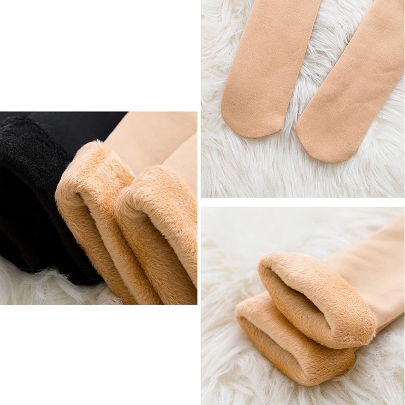 Women’s Winter Warm Fleece Socks - Soft, Thick, Elastic Velvet Boot & Sleeping Socks, Cold-Resistant,