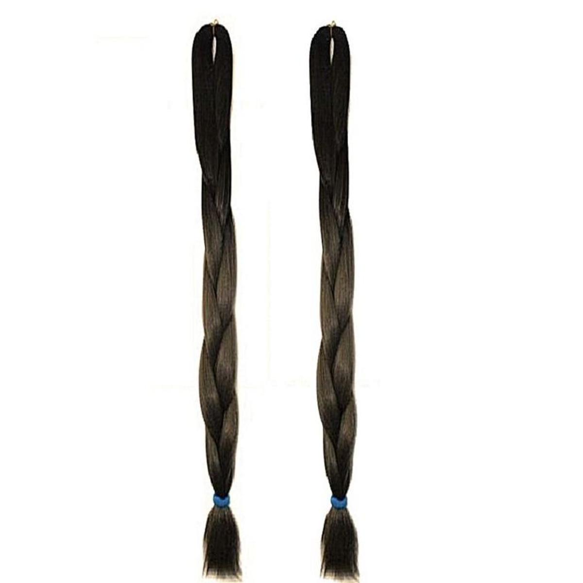 Synthetic Braided Hair Extension For Women - Natural Brown