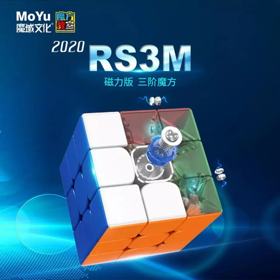 Odeez Moyu 3x3 RS3M Magnetic Rubik Cube Speed Cube Stickerless Magic Cube 3D Puzzle Toy