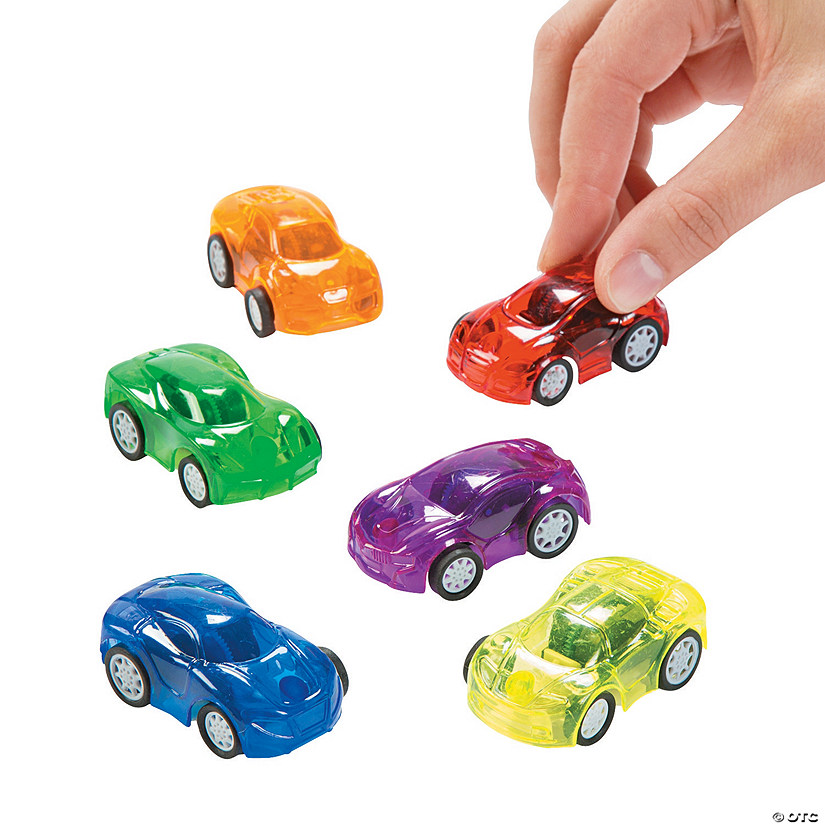 Pull Back Mini Car Kids Birthday Party Toys Transparent Inertial Broken-Resistant Best Mini Cars Set For Boys Or Girls