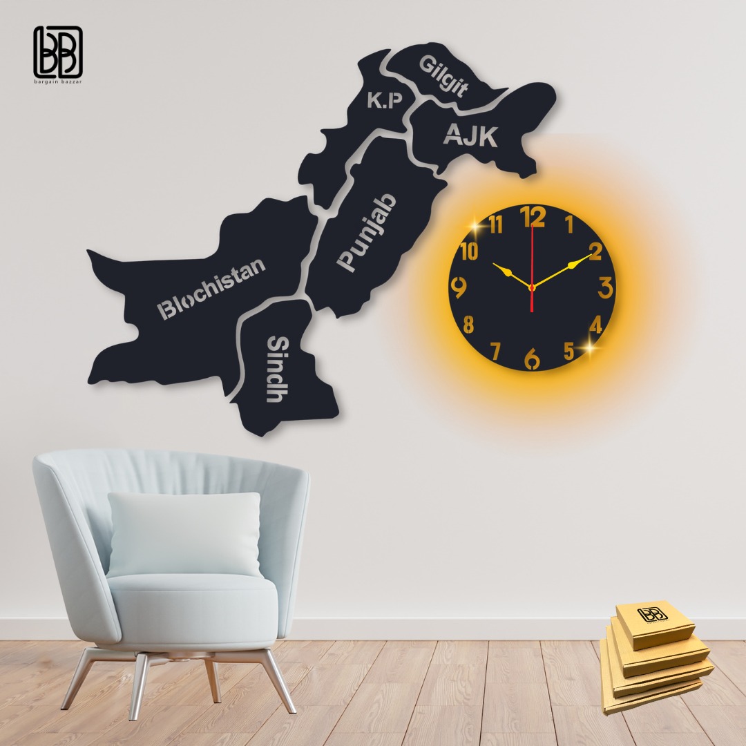 BB Bargain Bazzar New Wall Clock Big Size I Back Light variation Wall