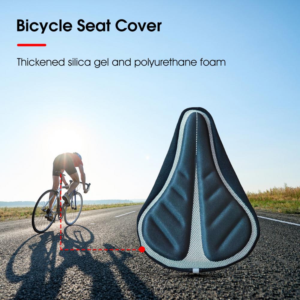 Soft Bike Saddle Cover Thick Non-slip Silicone Reliable Bike Saddle Cover |  Daraz.pk