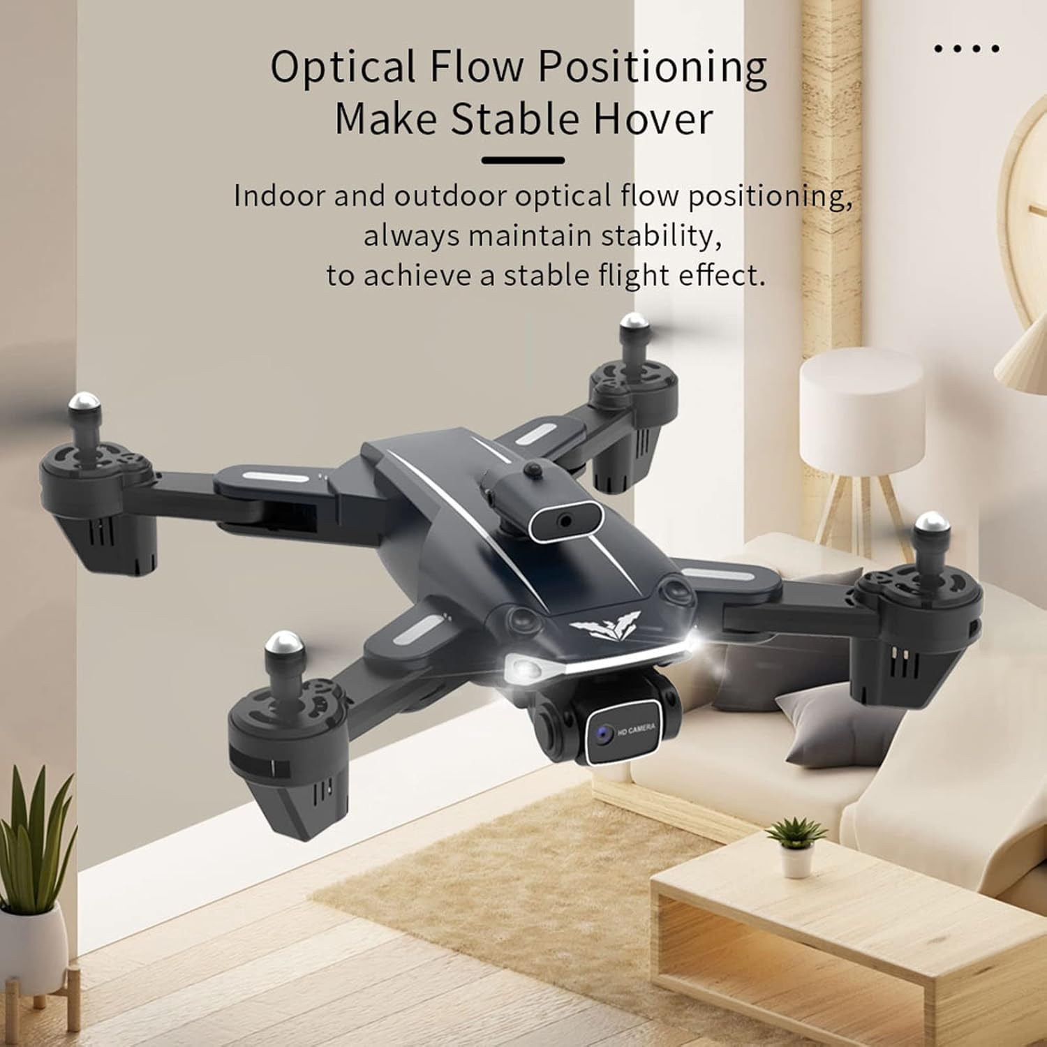 Drone with DM99 HD FPV Camera Remote Control with Altitude Hold Headless Mode Start Speed Adjustment, App Control, 3 Speed Gears, Gesture Control