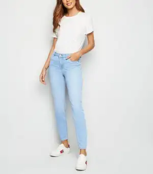 sky blue jeans girl