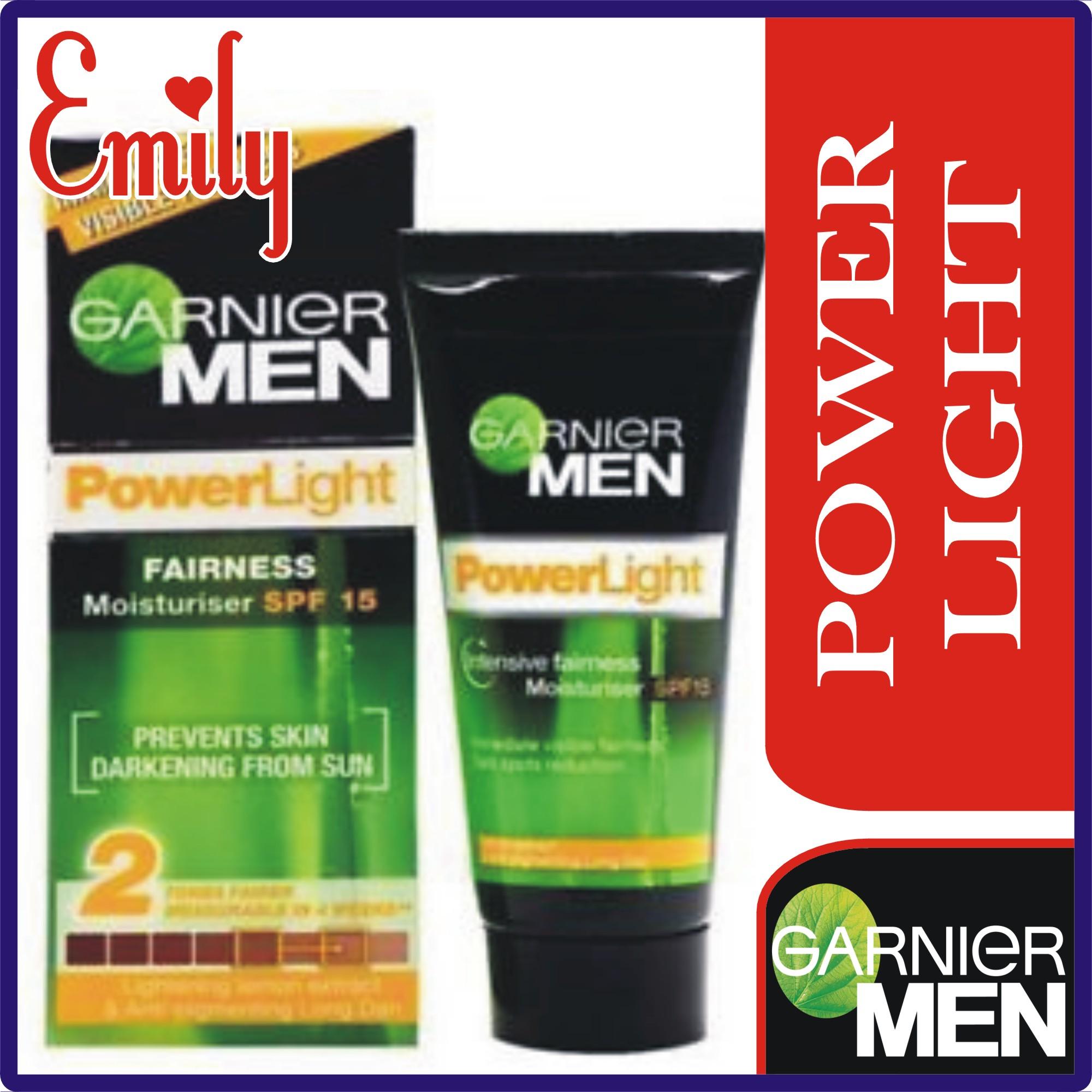 garnier men power light fairness moisturiser spf 15