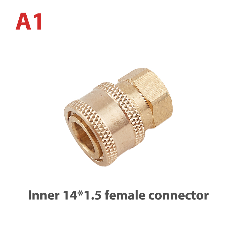 Copper 1/4 High Pressure Washer Quick Coupling Water Gun Hydraulic