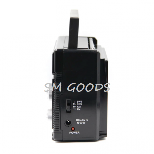 Portable 4 BAND AC/DC RADIO (AM/FM/SW1/SW2) Outdoor Radio Speaker Good Signals and Strong Reception