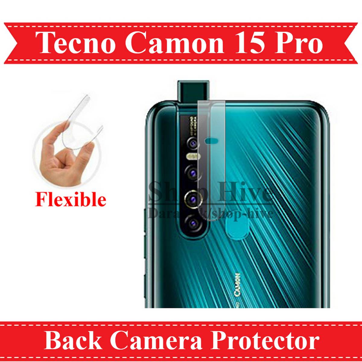 tecno camon 15 camera glass