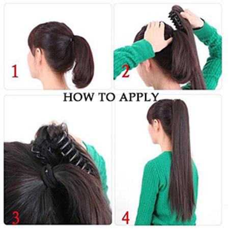 Straight catcher hair extension for girls, ponytail hair extension for women & ladies