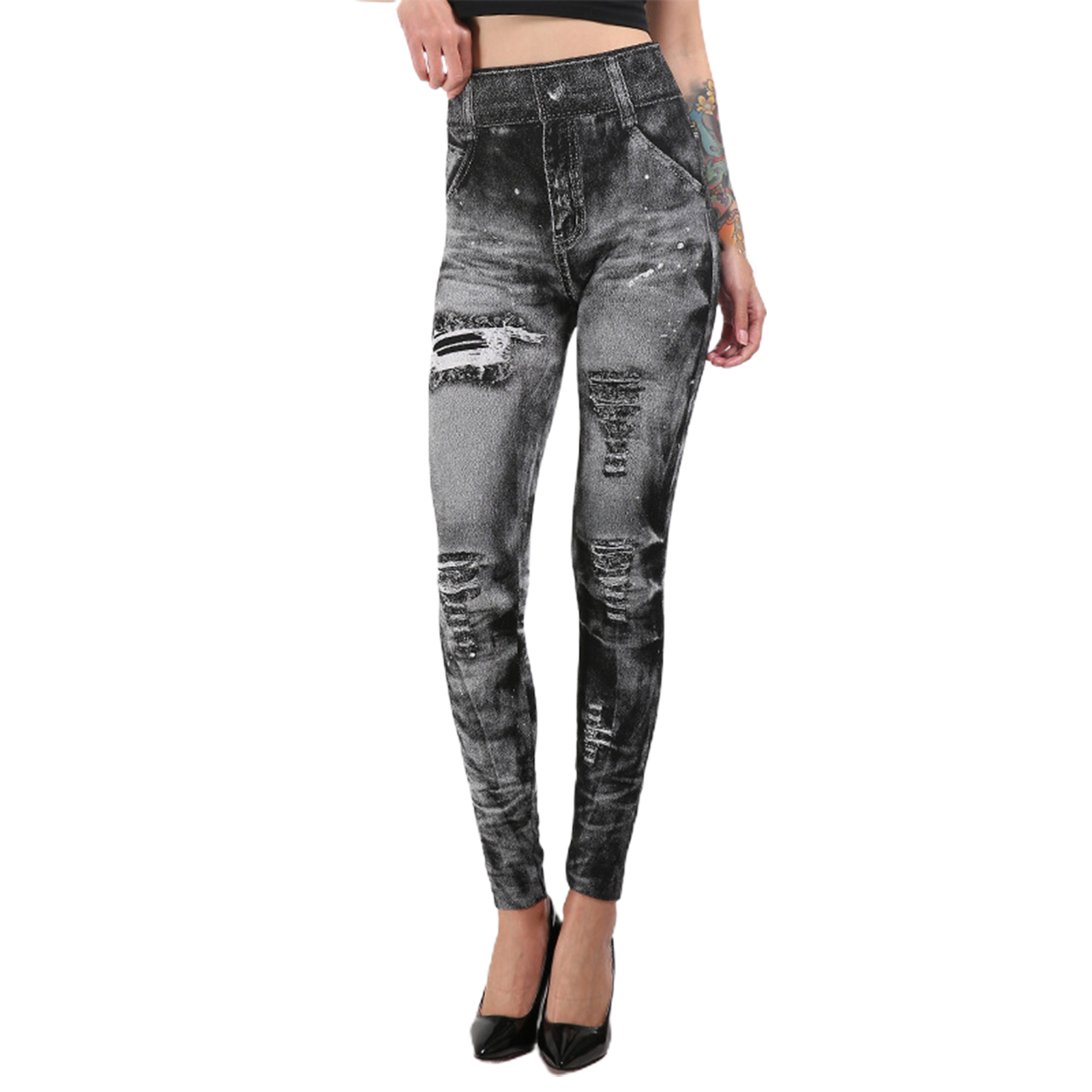 Women Imitation Jeans All Match 