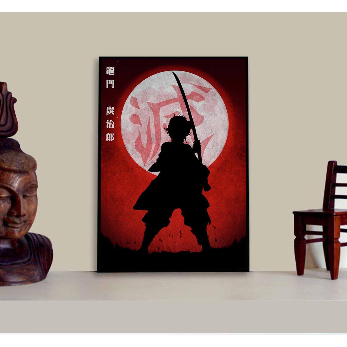 Demon Slayer Photo Frame for Home and Office Digital Printed