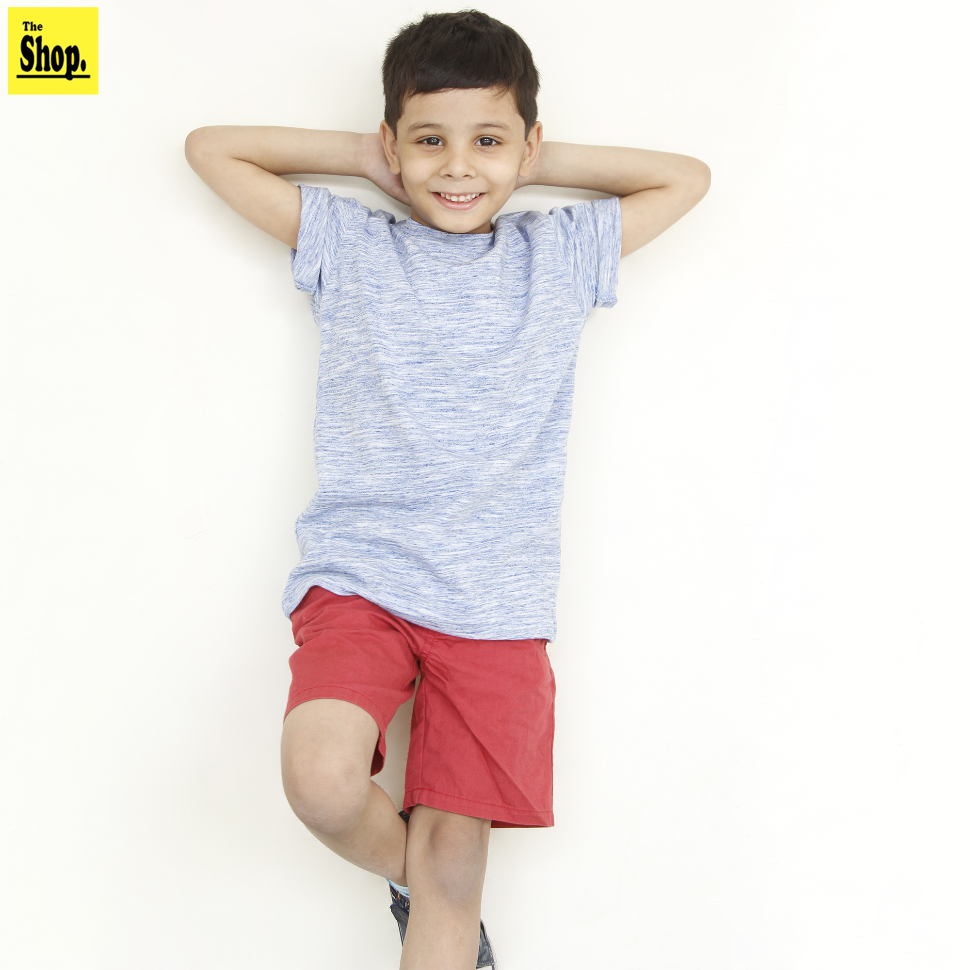 The Shop - Basic Round Neck Half Sleeves T-Shirt For Boys & Girls Kids, 1 Year To 14 Years  - RN-HS1