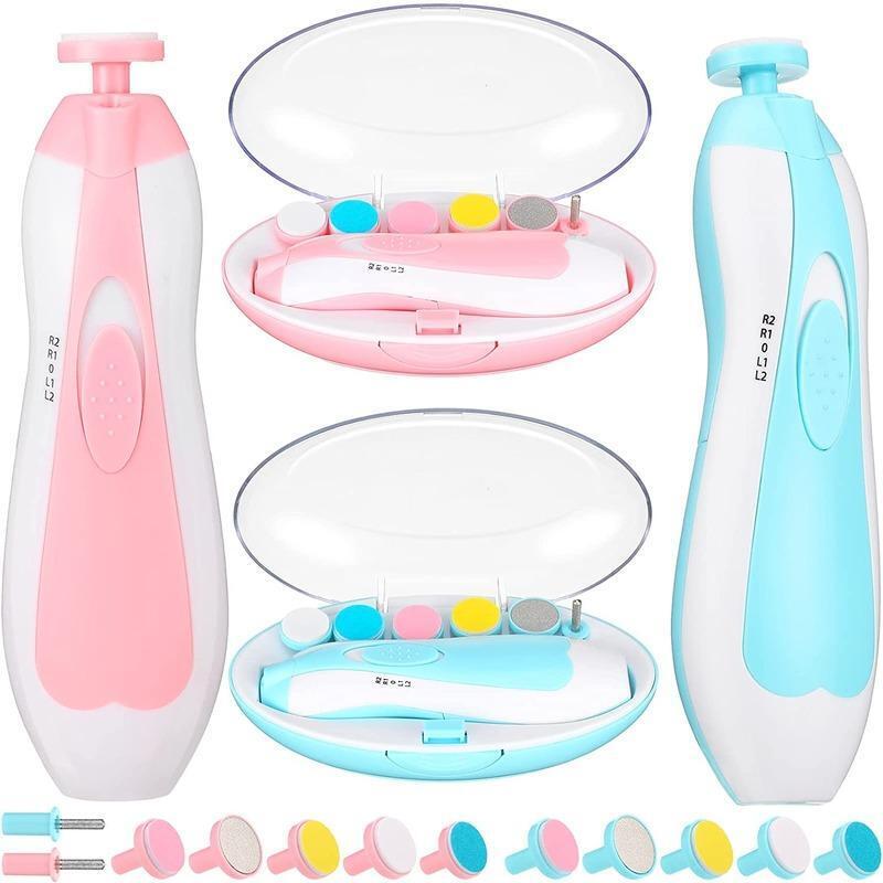 Baby Nail Clippers Safe Electric Baby Nail Trimmer, Baby Nail File Kit Born