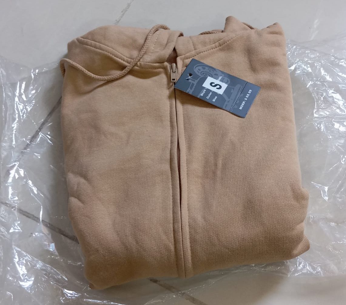 HashBack Plain Zipper Hoodie for Men & women