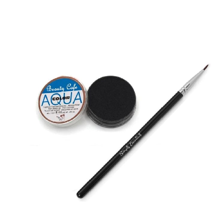 Aqua Cake Eyeliner - Black Eye Liner With Brush - Best Selling Makeup Eyeliner Brushes - Buy Now on Sale - Perfect for Eye Lining