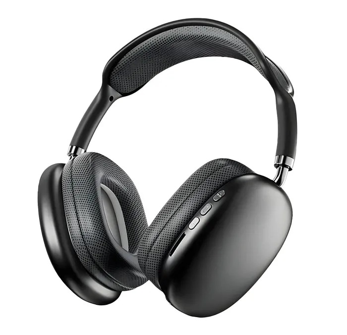 Wireless Bluetooth 5.0 Headphones With Mic HiFi Stereo Deep Bass Noise Cancelling Headset Foldable Over Ear Earphones For Android Laptop PC Gaming Gym Travel Online Classes Support AUX TF Card Volume Control Wireless Headphone
