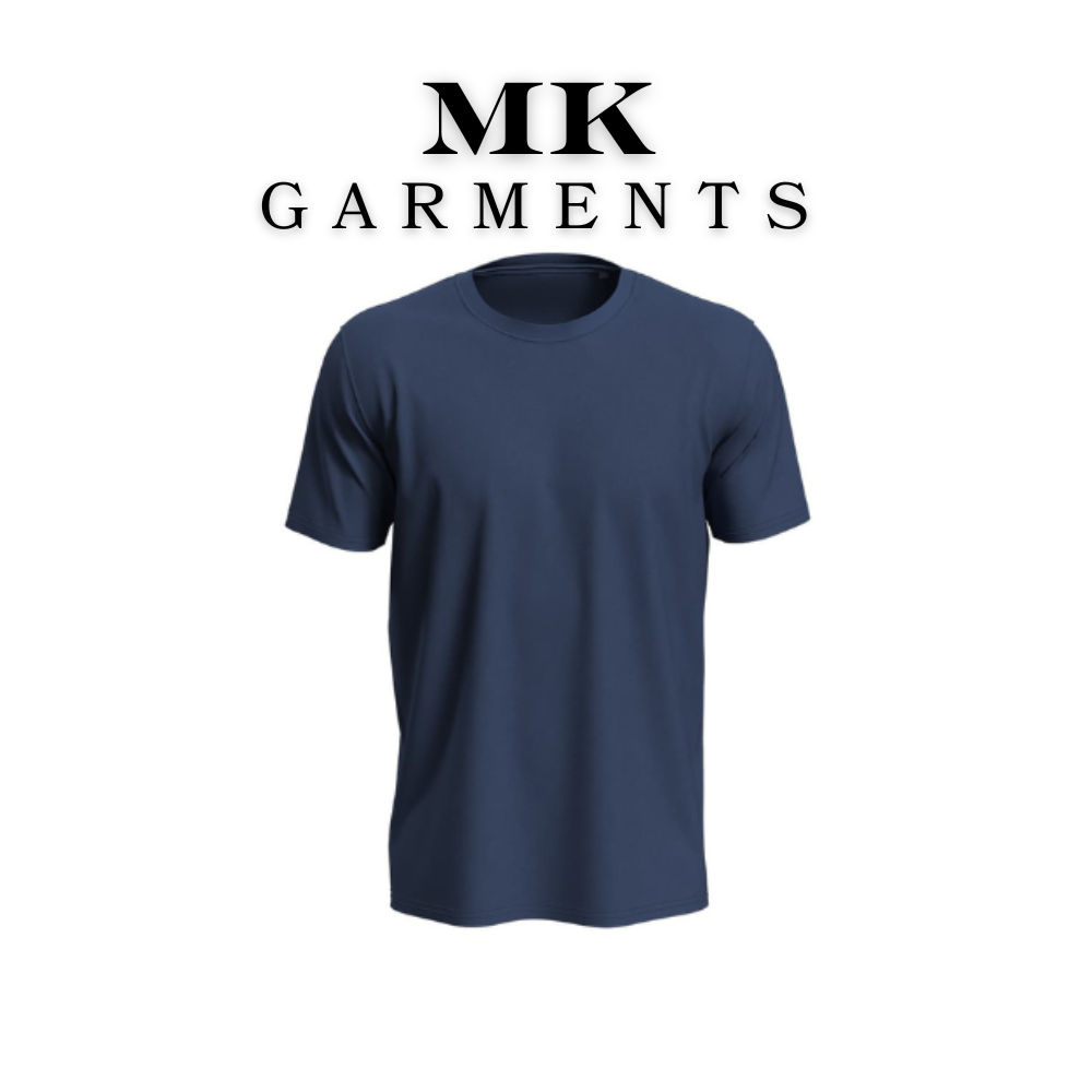 MK Garments - Basic Half Sleeve O-Neck Soft Fabric Casual TShirts for Men's