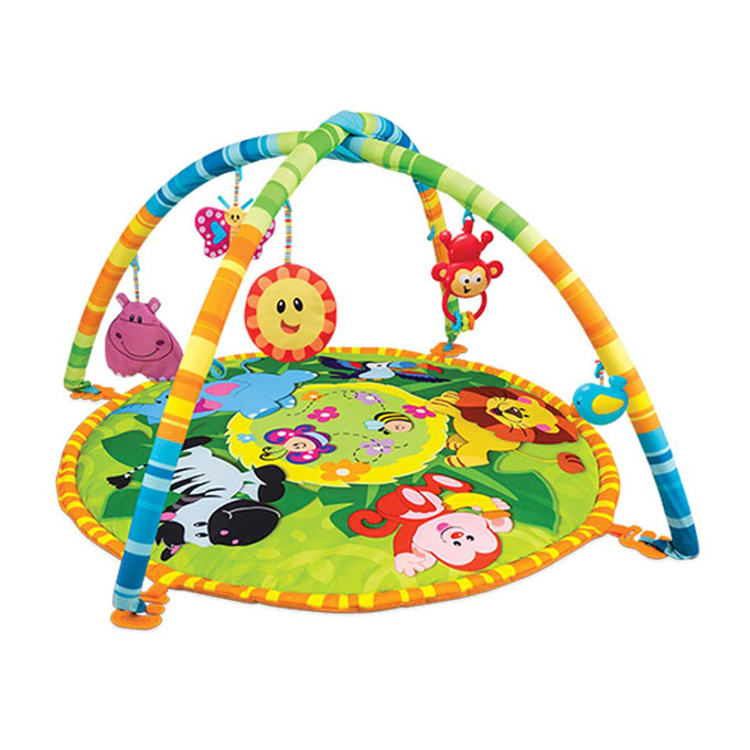 Baby Play Mat with Hanging Rattles For kids / Indoor Games Baby / Baby Play gym Mat
