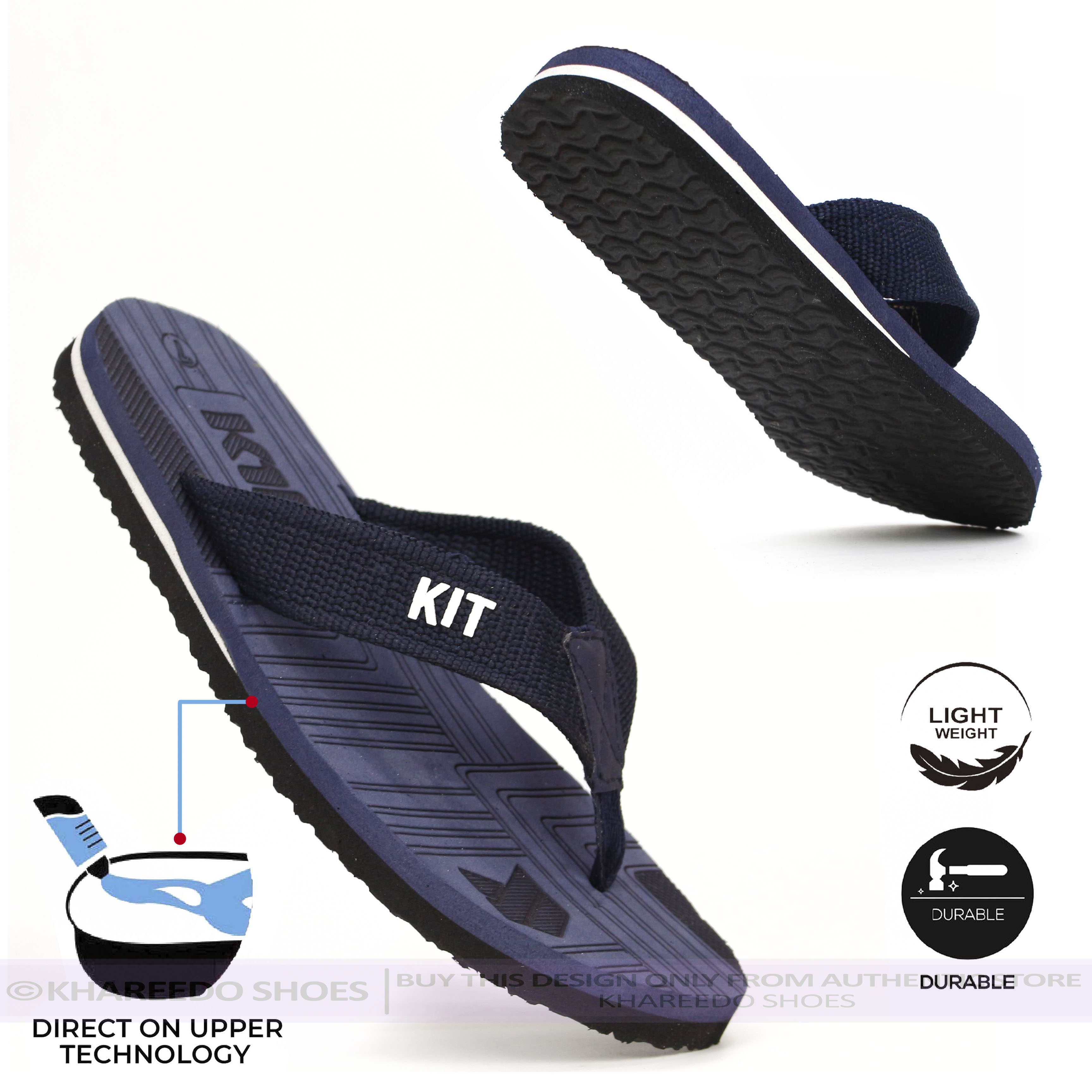 Slippers For Men - Non Slip Flip Flops For Boys - Comfortable And Lightweight Chappals for Men -  Daily Wear Slippers For Boys - Perfect Gift For Boys