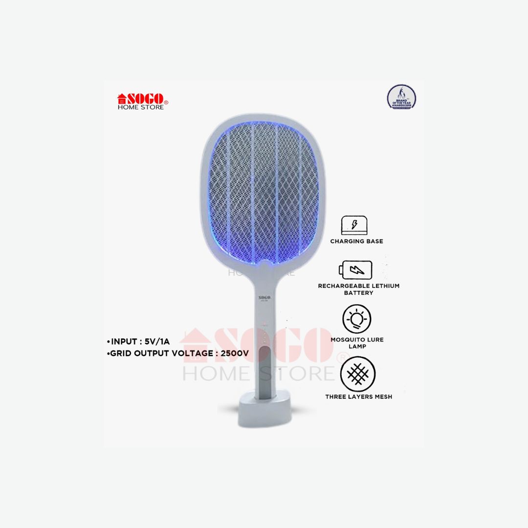 Sogo 2 In 1 Rechargeable Mosquito Killer Racket JPN-399