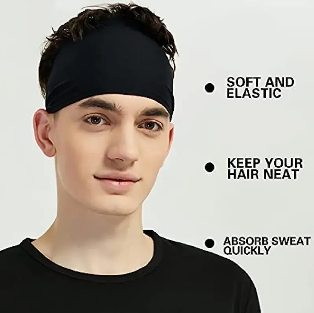 Sports Headbands for Men ,Moisture Wicking Workout Headband, Sweatband Headbands for Running,Cycling,Football,Yoga,Hairband