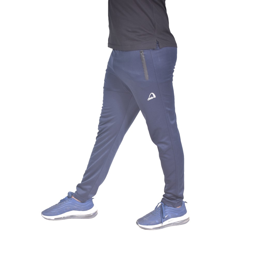 Athlico Men's Tapered Track Trouser | Zip Pocket Sports Pants | Slim Fit Casual Wear