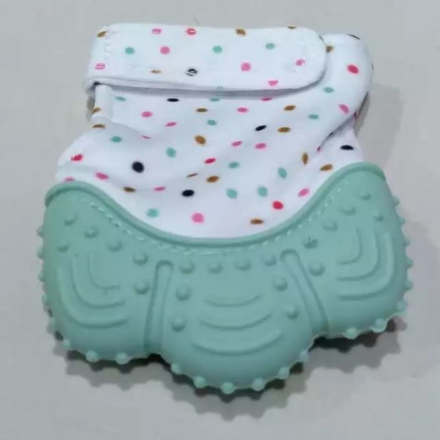 ORIGNAL Baby Silicone Gloves Teething Molar Mitte Teether for New born