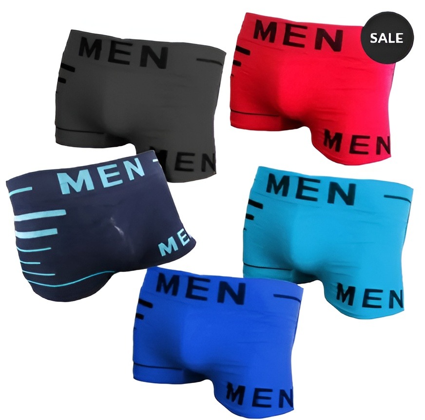 Boxer For Men Packs of 4 Premium - Men Logo Branded Boxers For Men