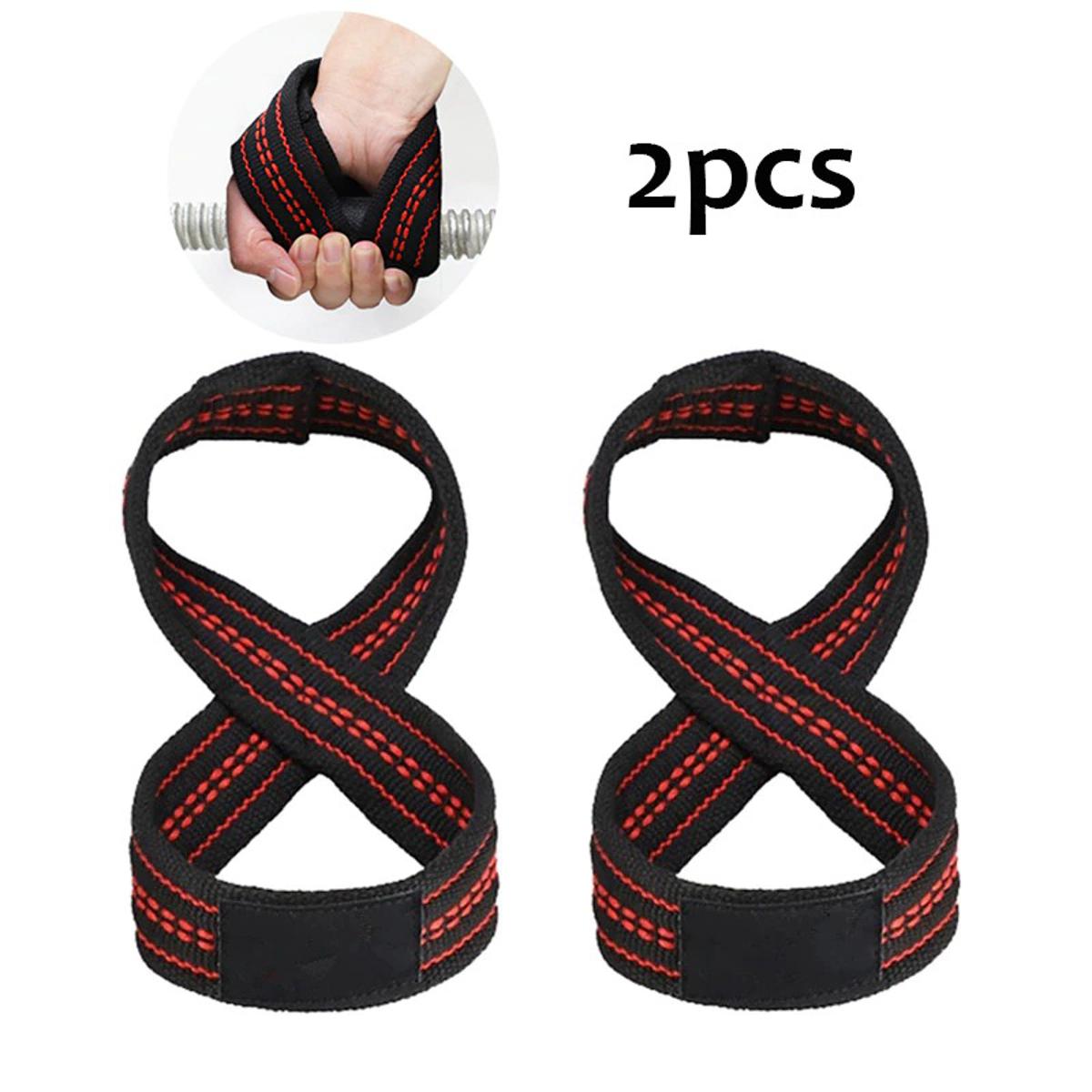 1Pair Figure 8 Lifting Straps - Weightlifting Straps - Figure 8 Straps - Wrist  Straps for Men, Women, Weight Lifting, Deadlifts - AliExpress