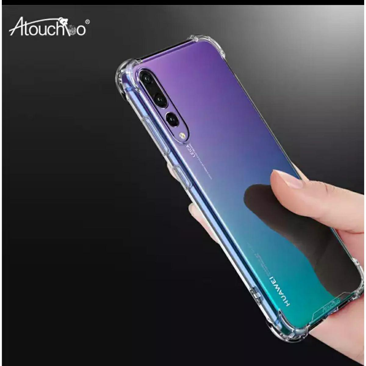 Transparent case for Huawei P20 Pro - 0.8 mm slim protective case design crystal clear cover - TPU transparent silicone flexible mobile phone case price in Pakistan